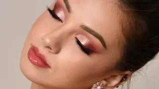 Rose Gold Smokey Eye Makeup Tutorial