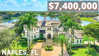 Check out this 9,000 SQ FT home in Naples, Florida | Gorgeous Lake Views in Quail West