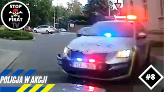 POLICJA W AKCJI #8 - Slalom między radiowozami, skoki na progach zwalniających i inne akcje policji