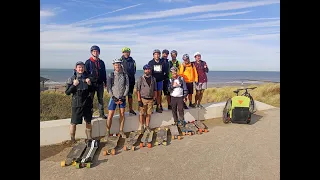 Long distance longboarding in Bruges