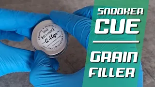 Snooker Cue Grain Filler - Ash Shaft Restoration | How To Guide