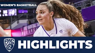 Washington vs. No. 9 Oregon State Women's Basketball Highlights | 2023-24 Season