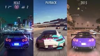 Need for Speed Heat vs Payback vs 2015 Early Comparison