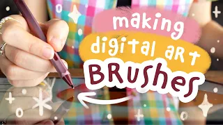 How I Make Digital Art Brushes for Procreate + Photoshop | My Full Process