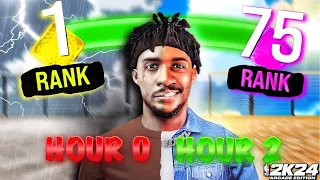 HOW TO HIT RANK 75 IN 2 HOURS | 2K24 ARCADE EDITION