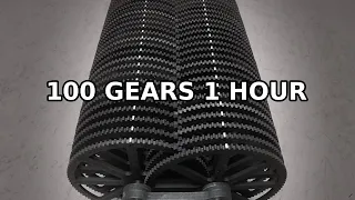 See the worlds biggest gear reduction run for one hour!