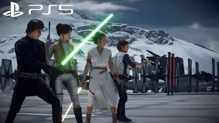Star Wars Battlefront 2 - Heroes VS Villains | Luke Skywalker | PS5 Gameplay |