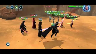 SWGOH TW: LV (no Maul) vs JMK (no CAT) [FAIL]