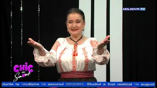 Jenica Bercea Anton in cadrul emisiunii „Chic cu Simonik” - Moldova TV - 21.10.2023