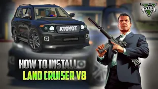 How To Install Toyota Landcruiser V8 In Gta V🎮||Hindi/Urdu||Easy step by step||Depot Gaming||