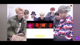 Bts reaction to BLACKPINK black space ai cover
