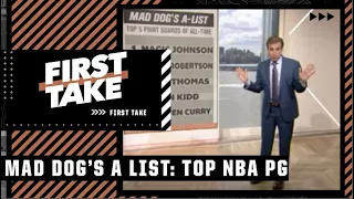 Mad Dog Russo's A-List: Top 5 Point Guards of all time 👀 | First Take