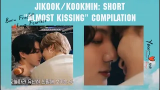 JIKOOK/KOOKMIN “almost kissing” moments| because we all need it