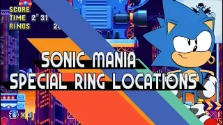 Sonic Mania: All Special Ring Locations (Studiopolis Zone)