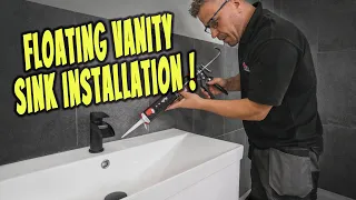 How to Install a Floating Vanity Sink | Top Trade Tips