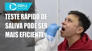 Estudo aponta que o teste de saliva é mais rápido e confiável para detectar a covid 19