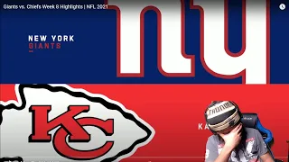 Giants vs. Chiefs Week 8 Highlights | NFL 2021! Reaction