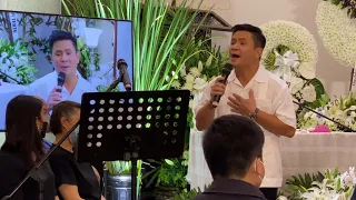 OGIE Alcasid SINGS ‘LEAD ME LORD’ at THE MASS For Ms. SUSAN Roces… 4TH NIGHT of Her WAKE in HERITAGE