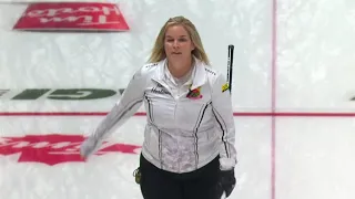 #AGITopShots - 2021 Tim Hortons Canadian Curling Trials - Jones angle-raise double