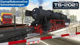 DEUTSCHE REICHSBAHN: Dampflok BR 52 - Schwerlastwagen | TRAIN SIMULATOR 2021 | Im Köblitzer Bergland