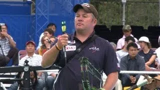 Reo Wilde v Braden Gellenthien – compound men’s gold final | Tokyo 2012 Archery World Cup Final