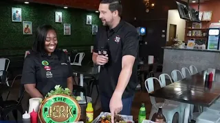 KSAT12's David Elder previews the Texas Eats Food Festival from Jerk Shack restaurant