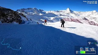 Zermatt Matterhorn Ski Run: Hohtälli - Zermatt