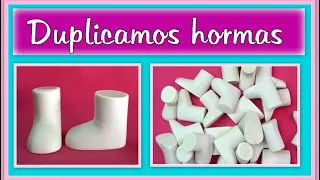 SACAMOS DE 1 HORMA ...2 TAMAÑOS DIFERENTES Y DUPLICAMOS muchas HORMAS DE MUÑECAS  video - 564