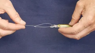 How I Tie a Simple Loop Knot for Jerkbaits and Topwater Baits