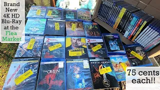 Hit the jackpot while Blu-ray + DVD Movie hunting at the Flea Market!