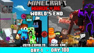 I Survive 100 days in World's End (SCP) MINECRAFT HARDCORE (हिंदी)