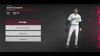 Player Spotlight: Jordan Montgomery MLB the Show 24 Oakland A's Rebuild