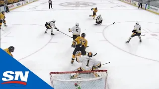 Brad Marchand Finds David Krejci With Picture-Perfect Pass For Easy Goal