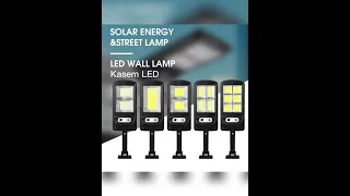 3 Modes Outdoor Wireless Led Solar Street Light Dusk To Dawn Motion Sensor Security Street Lamp