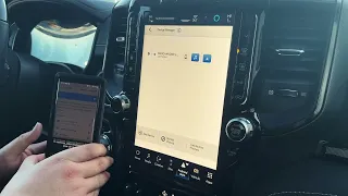 Connect Android Phone - 2022 Ram Truck 12" Screen