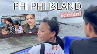 Our First Day at PHI PHI ISLAND *Casual Family Vlog | JustSissi