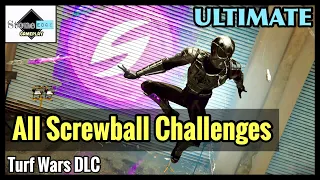 Spider-Man PS4 [CTNS: Turf Wars DLC] - TURNING THE SCREW TROPHY - All Screwball Challenges ULTIMATE