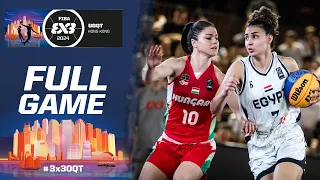 Egypt 🇪🇬 vs Hungary 🇭🇺 | Women Full Game | FIBA #3x3UOQT 2024