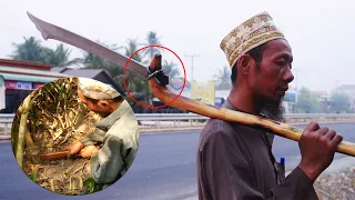 How to make bamboo handle and making a nice Khmer traditional knife