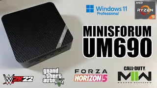 MINISFORUM Venus Series UM690  - Most POWERFUL Gaming Mini PC of 2022! - AMD RYZEN 9 6900HX / USB4