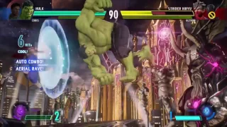 MARVEL VS CAPCOM INFINITE - ГЕЙМПЛЕЙ HULK HAWKEYE vs THOR STRIDER | NEW GAMEPLAY