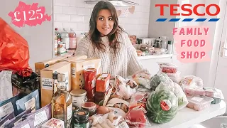 HUGE TESCO GROCERY HAUL | £125 FAMILY OF 5 WEEKLY SHOP