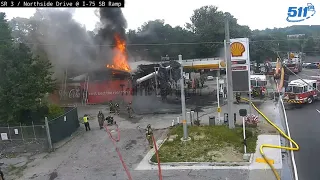 Georgia: Gas Station Fire