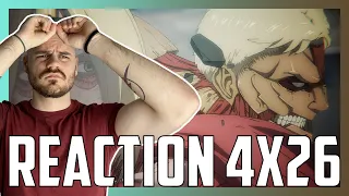 L'attaque des Titans (SNK) - Saison 4 ep 26 - REACTION/AVIS - LA TENSION !