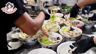 Umami Seafood Broth! How Michelin Restaurant Serve 10,000 Customers Daily! - Malaysia Street Food