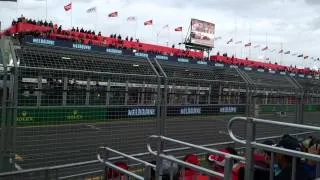 2013 Melbourne Grand Prix with Kimi Raikkonen's final lap and finish line crossing!