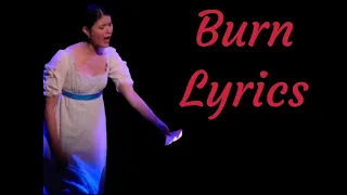 Burn Lyrics-Hamilton