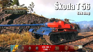 Škoda T 56, 8.7K Damage, 3 Kills, Tundra - World of Tanks