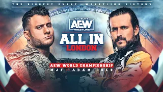 AEW World Champion, MJF, vs Adam Cole | AEW Countdown to All In: London.