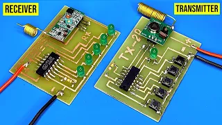 how to create, transmitter and receiver control circuit , jlcpcb